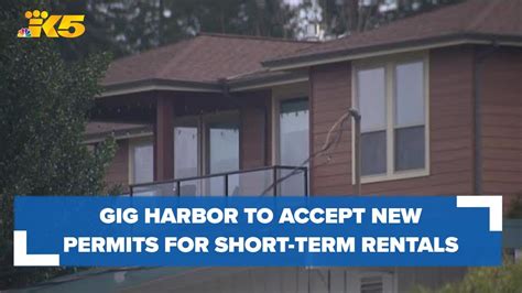 Gig Harbor To Lift Moratorium On Accepting Permits For New Short Term