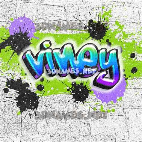 17 3D Names for "viney"