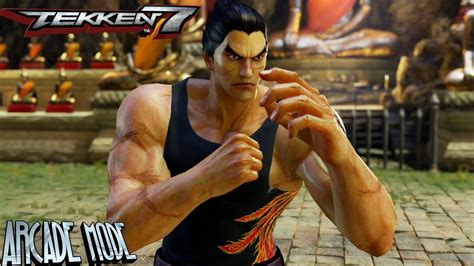 Tekken Kazuya Mishima Arcade Mode Gameplay Youtube