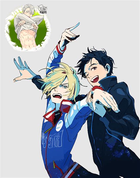 Renderы Anime Agape Yuri On Ice Render Dōjinshi Oneshot Anime