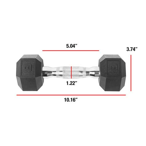 Cap Barbell Sdpp 024 Color Coated Hex Dumbbell