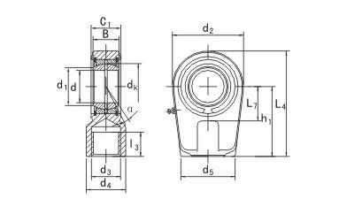 GIHR80DO GIHR 80 DO Ball Joint Rod End Bearings For Hydraulic