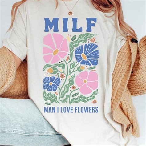 Funny Milf Flower Etsy
