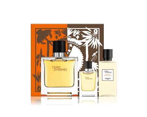 Terre D Hermes 3 Piece T Set For Men 75mlmini 5mlsgel 40ml Bella Paris