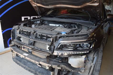 Передний бампер Р-Лайн Тигуан 2 + сплиттер. — Volkswagen Tiguan (2G), 2 ...