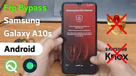 Frp Bypass Samsung A10s Sm A107f U8 Android 10 11 Without Knox Latest Security Youtube