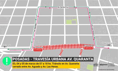 Travesía Urbana Este jueves se interrumpirá totalmente el tránsito