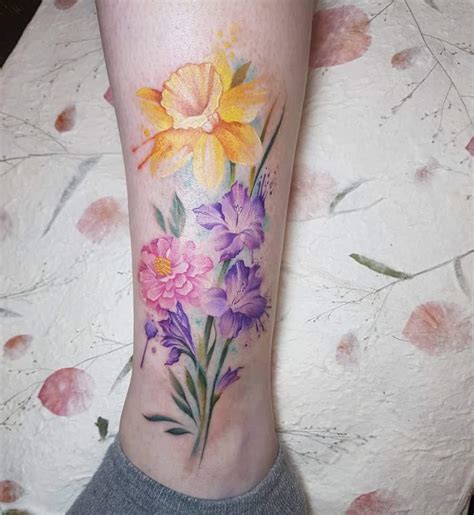 37 Aamazing Daffodil Tattoo Ideas