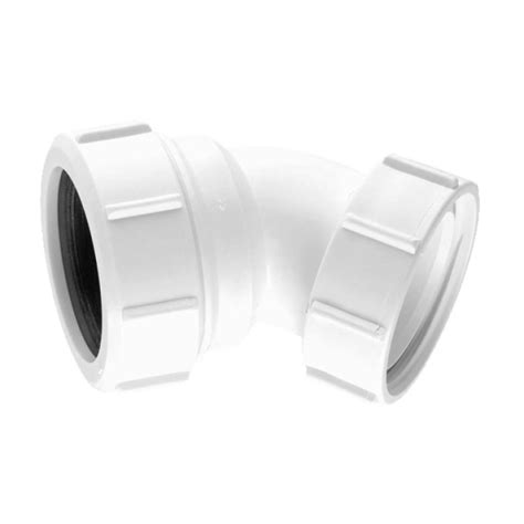 Mcalpine 1½ 135° Multifit Bend X Bsp Coupling Nut St90 Out