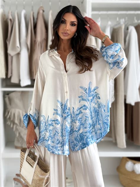 Komplet BONARIA Nude Blue Print So Italian