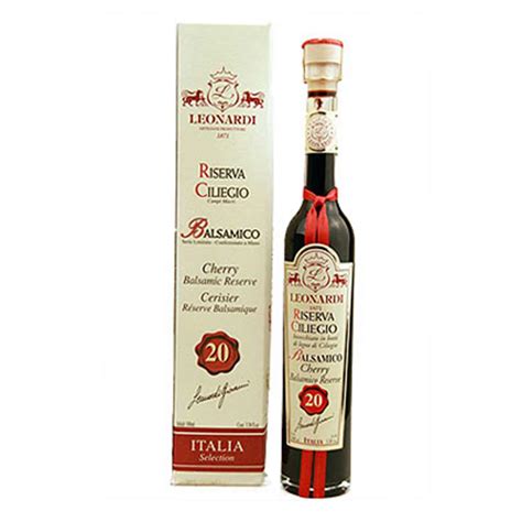 Acetaia Leonardi Ciliegio Cherry Wood 20 Year Aged Balsamic Vinegar