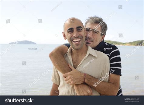 Middle Aged Couple Gay Couple On Vacation Stock Photo 236222485 Shutterstock