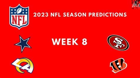 2023 Nfl Week 8 Game Picks Youtube