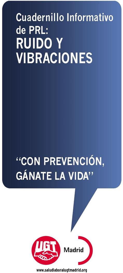 Cuadernillo Informativo De Prl Ruido Y Vibraciones Con PrevenciÓn