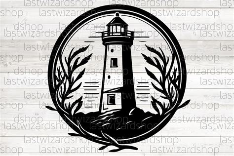 Lighthouse Silhouette Summer Svg Sea Graphic By Lastwizard Shop