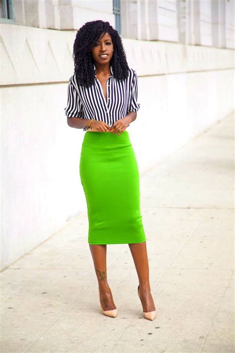 Total 35 Imagen Green Pencil Skirt Outfit Ideas Abzlocal Mx