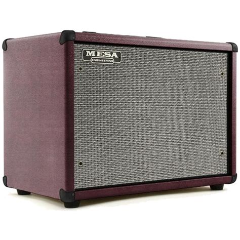 Mesa Boogie 1x12 Widebody Open Back Compact Guitar Amp Extension Cabinet In Wine Taurus