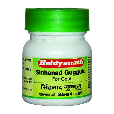 Buy Baidyanath Sinhanad Guggulu Tablets For Gout Tab Pack Of