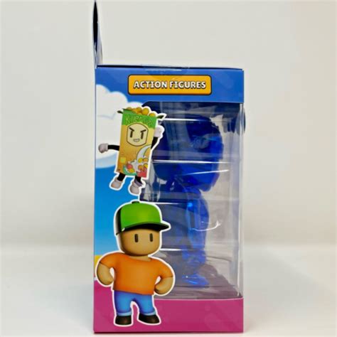 Stumble Guys Dynamitron 4 5 Action Figure 2024 Stickers Blue Metallic