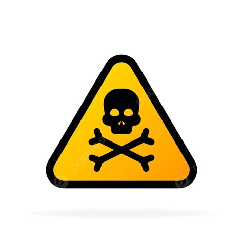 Vector Illustration Of Yellow Warning Signs Radiation And Biohazard