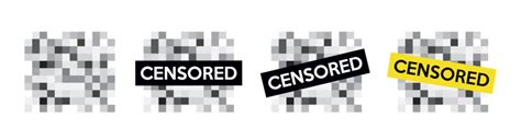 Censor Bar PNG Transparent Images Free Download | Vector Files | Pngtree