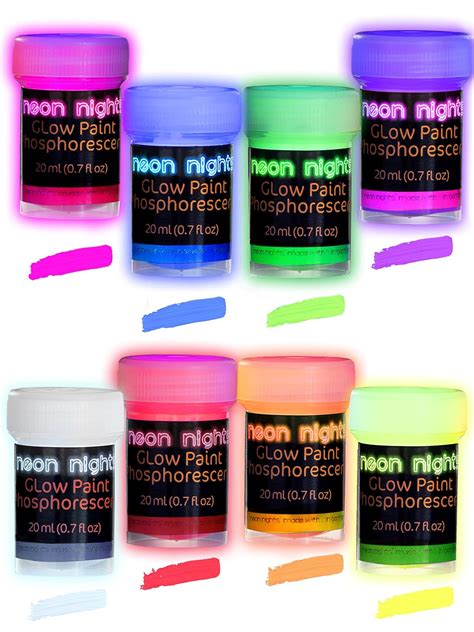 Neon Nights Glow In The Dark Luminescent Phosphorescent Self