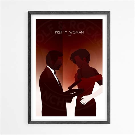 Pretty Woman Movie Poster Print, Wall Art, Minimalist Poster, Film ...