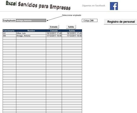 Control Entradas Y Salidas De Personal Image To U