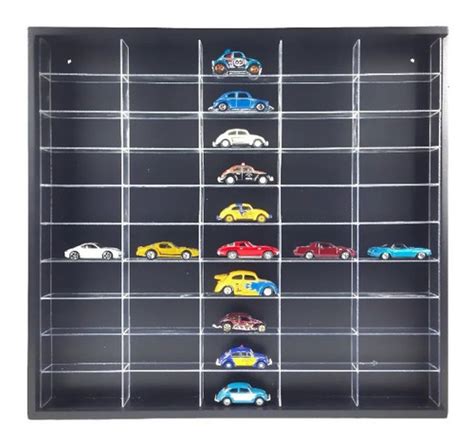 02 Expositor Carrinho Hot Wheels 50 Nicho Divisória Acrílico Parcelamento sem juros