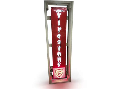 Firestone Tin Neon Sign Fort Lauderdale Rm Sotheby S