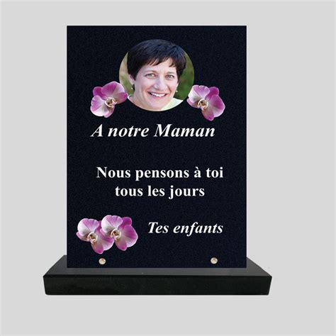 Plaque funéraire personnalisée Rectangle 1161