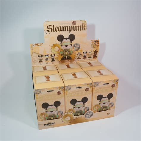 Miniso Mickey Mouse Collection Steampunk Stamp Blind Box Figure Model