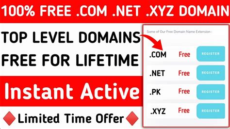 Top Level Domains Free For Lifetime Free Domain And Hosting Free