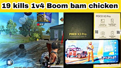 Poco X Pro Boom Bam Chicken Pubg Mobile Lite Kills Boom Bam Spray