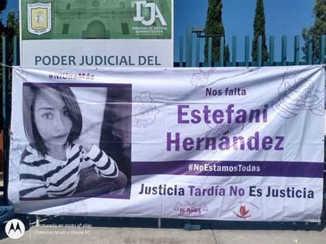 Feminicidio de Estefani N un caso más donde la defensa del feminicida