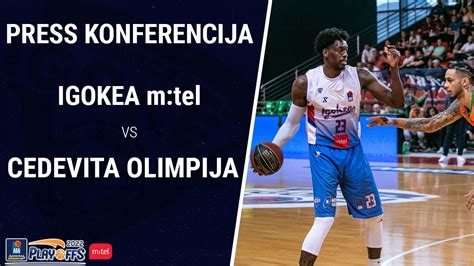 Igokea M Tel Cedevita Olimpija Press Konferencija AdmiralBet ABA