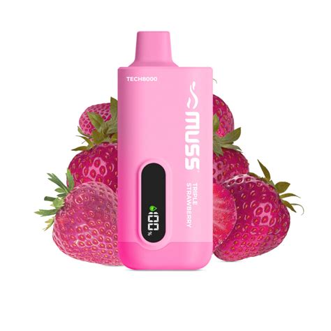 Caja Triple Strawberry Muss Tech Vapeabueno Es