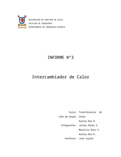 DOCX Informe Calor III DOKUMEN TIPS