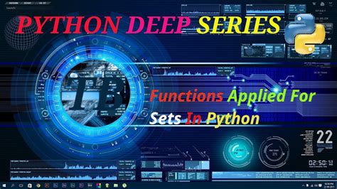 Set Functions Methods In Python Set Methods In Detail In Python Python Programming Series