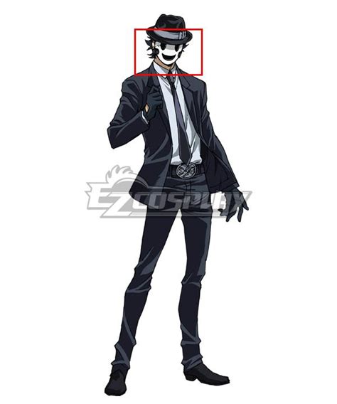 High-Rise Invasion Sniper Mask Black Cosplay Wig