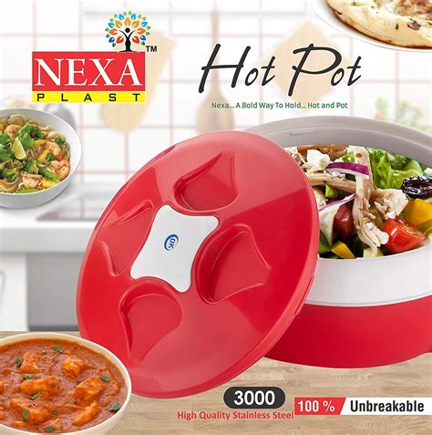 Sona Kitchenwear Hot Pot Case Roll New Hotpot Roti Chapati Inner Steel Casserole Amazon In