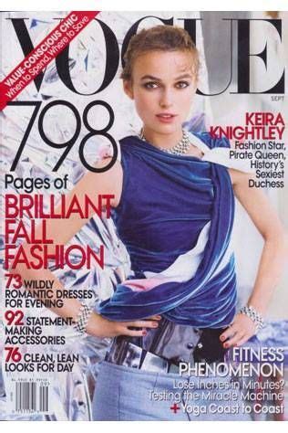 Keira Knightley on the cover of Vogue - Vogue Australia