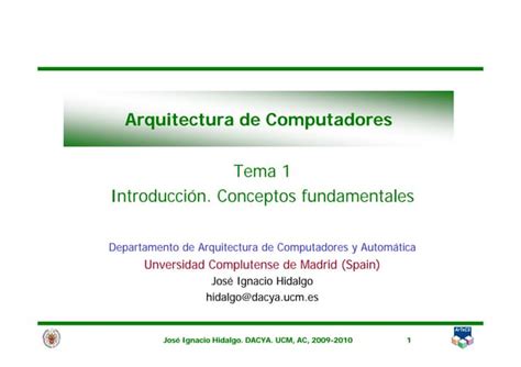 Introduccion A Arquitectura De La Computadora Pdf