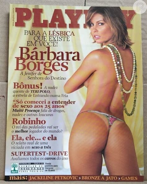 Foto B Rbara Borges Posou Nua Para A Playboy Pela Primeira Vez Em