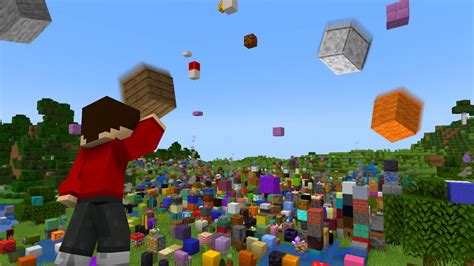 Minecraft Mais Il Pleut Des Blocs Youtube