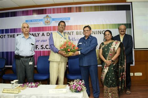 New Vice Chancellor Assumes Office Sri Balaji Vidyapeeth