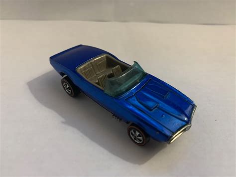 Mattel Hot Wheels Redline Custom Firebird In Blue Etsy