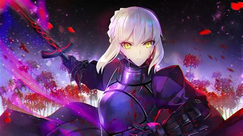 Hd Wallpaper Saber Alter Fate Series Anime Girls Portrait One