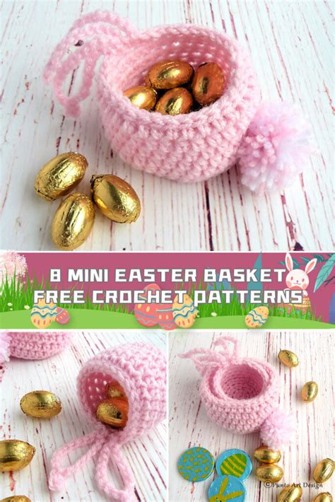 Mini Easter Basket Crochet Patterns Free Igoodideas