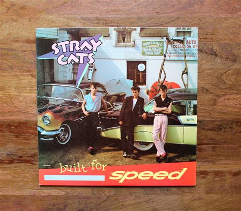 Stray Cats Built For Speed Vintage Vinyl Record Album Etsy